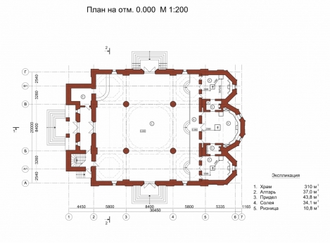 Проект храма на 500 человек
